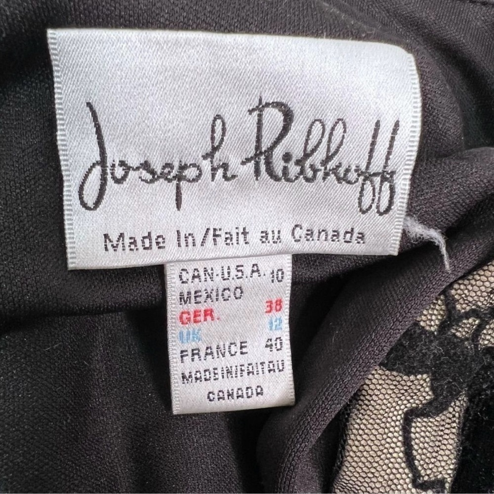 Joseph Ribkoff Rosette Zip Up Lightweight Jacket, Size 10 - Picture 9 of 13